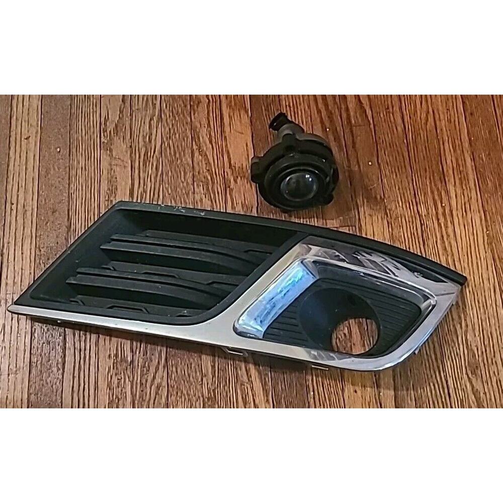 OEM Chevy Traverse 2013-2017 Fog Light &Cover SET Black Silver Drivers Left Side